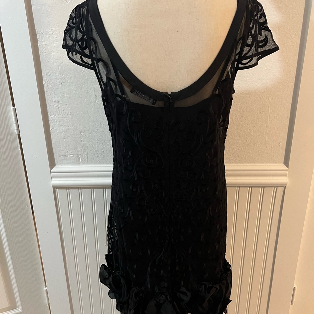 Guess Black Dress with Swirl Patterns